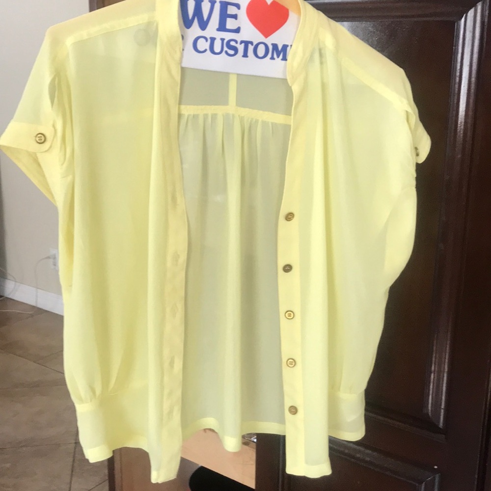 Yellow blouse